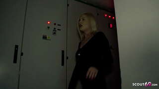 B. Teen bl &amp; auml = st schnell meinen Schwanz zum Dank nach einer Páirtí-German Amaitéarach